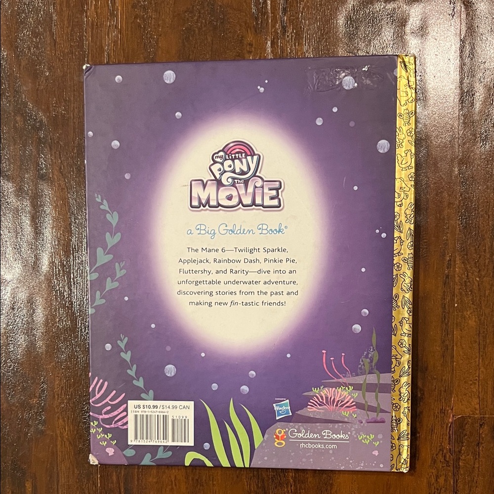 5/$10 Kids Picture Books | My Little Pony The Movie Seaponies Make a Splash - Picture 2 of 9